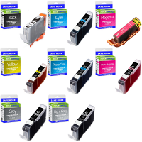 Compatible Canon CLI-42 C, M, Y, BK, PC, PM, GY, LGY Multipack Ink Cartridges (6384B010)