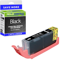 Compatible Canon CLI-571BKXL Black High Capacity Ink Cartridge (0331C001)
