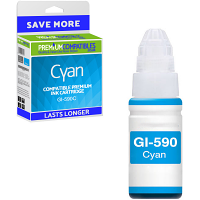 Compatible Canon GI-590C Cyan Ink Bottle (1604C001)