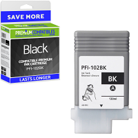 Compatible Canon PFI-102BK Black Ink Cartridge (0895B001AA)