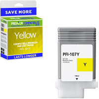 Compatible Canon PFI-107Y Yellow Ink Cartridge (6708B001AA)