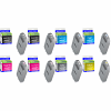 Compatible Canon PFI-1700 Multipack Extra High Capacity Set Of 8 Ink Cartridges (PFI-1700-MBK/PBK/C/PC/PM/M/GY/Y)