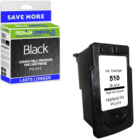 Premium Remanufactured Canon PG-510 Black Ink Cartridge (2970B001)