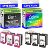Premium Remanufactured Canon PG-545XL / CL-546XL 3 x Black & 3 x Tri-Colour Ink Tanks and Printhead Multipack (8286B006)