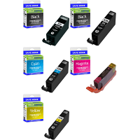 Compatible Canon PGI-525PGBK / CLI-526 C, M, Y, K Multipack Ink Cartridges (4529B001 / 4540B017)