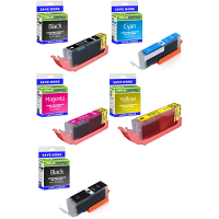 Compatible Canon PGI-570PGBKXL / CLI-571XL C, M, Y, K Multipack High Capacity Ink Cartridges (0318C001 / 0332C005)
