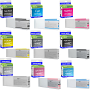 Compatible Epson T636 Multipack Set Of 9 High Capacity Ink Cartridges (T6361/2/3/4/5/6/7/8/9)