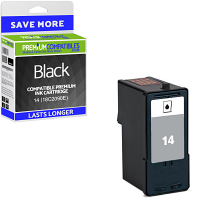 Premium Remanufactured Lexmark 14 Black Ink Cartridge (18C2090E / 18C2080E)