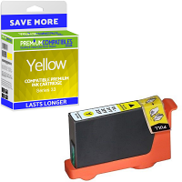 Compatible Dell Series 33 Yellow Extra Longer Lasting Ink Cartridge (592-11815 / 592-11822)