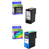 Premium Remanufactured Dell Series 5 Black & Colour Combo Pack High Capacity Ink Cartridges (592-10092 & 592-10091)