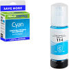 Compatible Epson 114 Cyan Ink Bottle (C13T07B240)