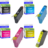 Compatible Epson 16XL CMYK Multipack High Capacity Ink Cartridges (C13T16364010) T1636 Pen and Crossword