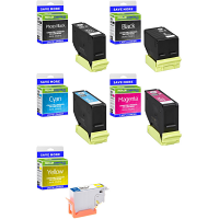 Compatible Epson 202XL C, M, Y, K, PBK Multipack High Capacity Ink Cartridge (C13T02G74010) T02G7 Kiwi