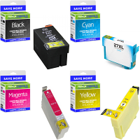 Compatible Epson 27XXL / 27XL CMYK Multipack Ink Cartridges (C13T27914010 / C13T27154010) T2791 & T2715 Alarm Clock