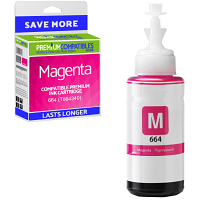 Compatible Epson 664 Magenta Ink Bottle (C13T664340)