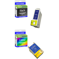 Compatible Epson T007 / T009 Black & Colour Combo Pack Ink Cartridges (C13T00740110 & C13T00940110)