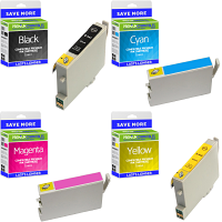 Compatible Epson T0445 CMYK Multipack Ink Cartridges (C13T04454010) Parasol
