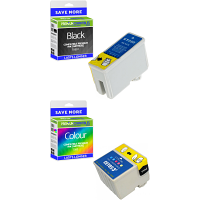 Compatible Epson T0501 / T053 Black & Colour Combo Pack Ink Cartridges (C13T05014010 & C13T05304010)