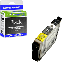 Compatible Epson T0711 Black Ink Cartridge (C13T07114011) Cheetah