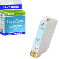 Compatible Epson T0805 Light Cyan Ink Cartridge (C13T08054010) Hummingbird