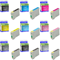 Compatible Epson T096 Multipack Set Of 9 Ink Cartridges (T0961/2/3/4/5/6/7/8/9) Husky