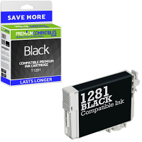 Compatible Epson T1281 Black Ink Cartridge (C13T12814011) Fox