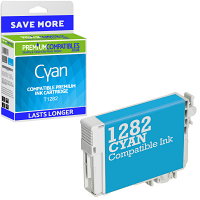 Compatible Epson T1282 Cyan Ink Cartridge (C13T12824011) Fox