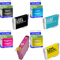 Compatible Epson T1295 CMYK Multipack Ink Cartridges (C13T12954012) Apple