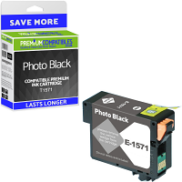 Compatible Epson T1571 Photo Black Ink Cartridge (C13T15714010) Turtle