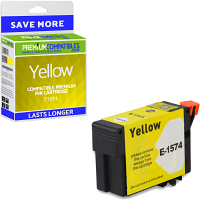 Compatible Epson T1574 Yellow Ink Cartridge (C13T15744010) Turtle