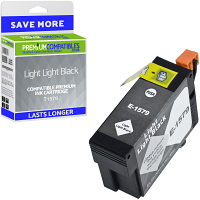 Compatible Epson T1579 Light Light Black Ink Cartridge (C13T15794010) Turtle
