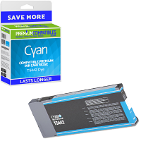 Compatible Epson T5442 Cyan Dye-Based Ink Cartridge (C13T544200)
