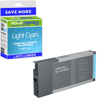 Compatible Epson T5445 Light Cyan Dye-Based Ink Cartridge (C13T544500)