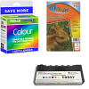 Compatible Epson T557 Colour Ink Cartridge & Photo Paper Pack (C13T557040BH)