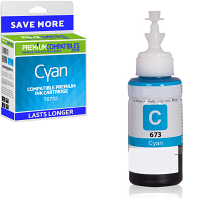 Compatible Epson T6732 Cyan Ink Bottle (C13T67324A)