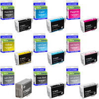 Compatible Epson T7601-9 Multipack Set Of 9 Ink Cartridges (T7601/2/3/4/5/6/7/8/9) Killer Whale