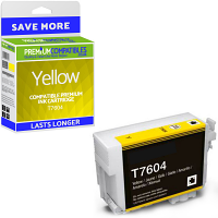 Compatible Epson T7604 Yellow Ink Cartridge (C13T76044010) Killer Whale