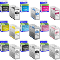 Compatible Epson T850 Multipack Set Of 9 Ink Cartridges (T8501/2/3/4/5/6/7/8/9)