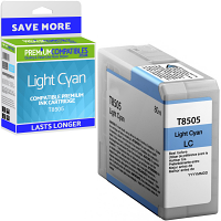 Compatible Epson T8505 Light Cyan Ink Cartridge (C13T850500)