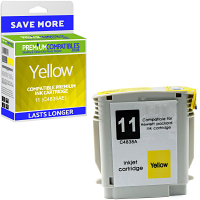 Compatible HP 11 Yellow Ink Cartridge (C4838AE)