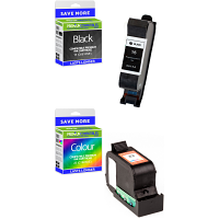 Premium Remanufactured HP 15 / 23 Black & Colour Combo Pack Ink Cartridges (C6615DE & C1823DE)