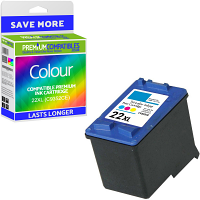 Premium Remanufactured HP 22XL Colour High Capacity Ink Cartridge (C9352CE)