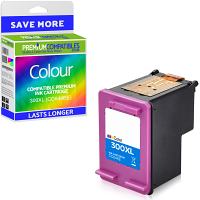 Premium Remanufactured HP 300XL Colour High Capacity Ink Cartridge (CC644EE)