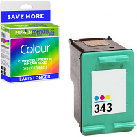 Premium Remanufactured HP 343 Colour Ink Cartridge (C8766EE)