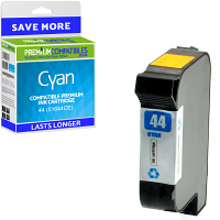 Premium Remanufactured HP 44 Cyan Ink Cartridge (51644CE)