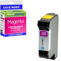 Premium Remanufactured HP 44 Magenta Ink Cartridge (51644ME)