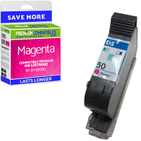 Premium Remanufactured HP 50 Magenta Ink Cartridge (51650M)