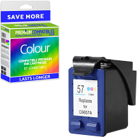 Premium Remanufactured HP 57 Colour High Capacity Ink Cartridge (C6657AE)