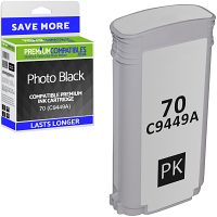 Premium Remanufactured HP 70 Photo Black Ink Cartridge (C9449A)