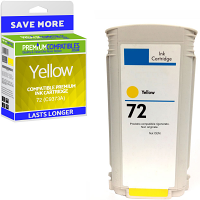 Premium Remanufactured HP 72 Yellow High Capacity Ink Cartridge (C9373A)